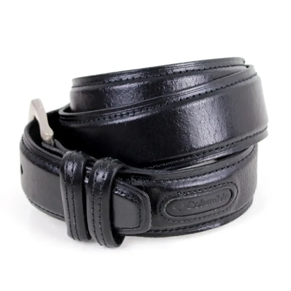 Columbia BLACK GENUINE LEATHER 1 3/8